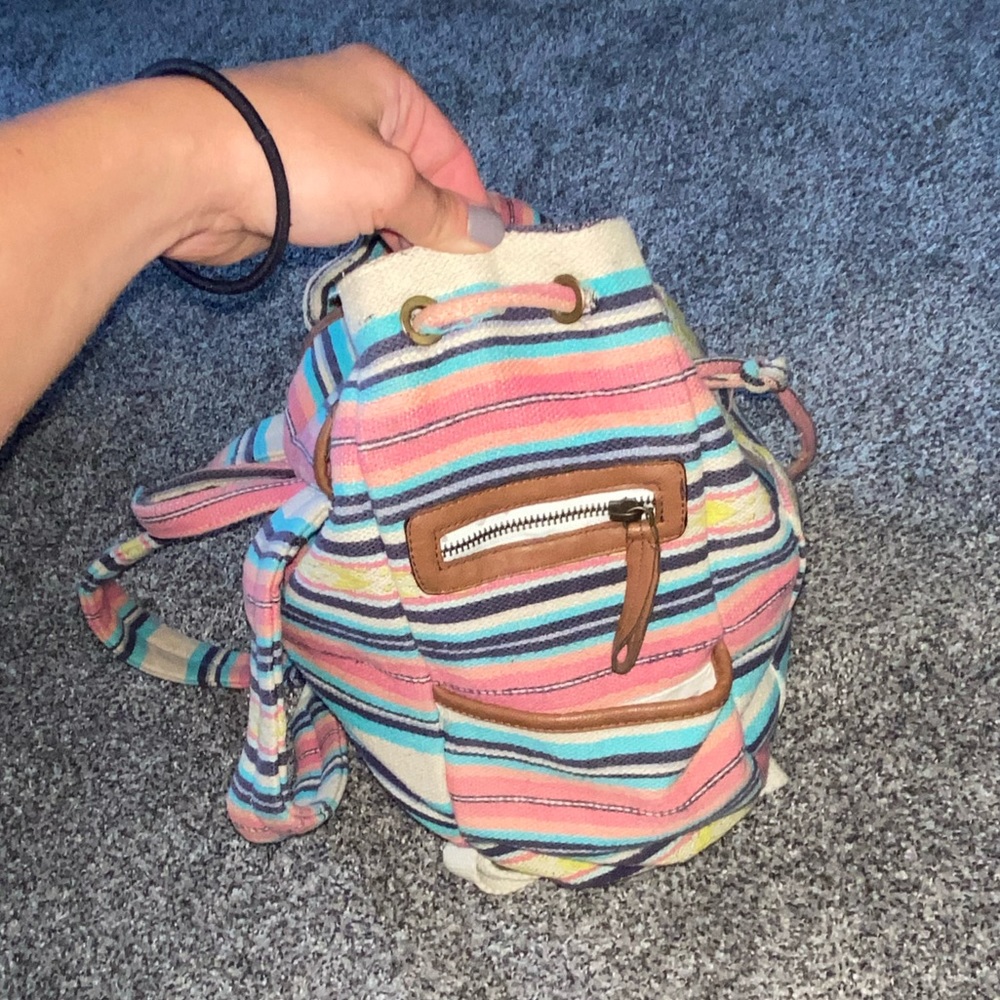 American Eagle Drawstring Beach Bag - image 3